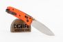 Нож "Mini Bugout" Crucible CPM-S30V Orange CF-Elite 533 от Benchmade фото 10 &mdash; Kknife