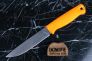 Нож "Otus - Отус" AUS-8 Stonewash Elastron Orange от ПП Кизляр / Owl Knife фото 2 &mdash; Kknife