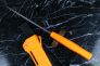 Нож "Otus - Отус" AUS-8 Stonewash Elastron Orange от ПП Кизляр / Owl Knife фото 12 &mdash; Kknife