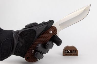 Нож "Black Fox Hunting Knife" Pakka Wood 440A FOX Knives BF-617 &mdash; Kknife