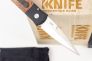Нож "Godson" 154CM Satin Aluminium / Maple Burl 706 от Pro-Tech фото 4 &mdash; Kknife