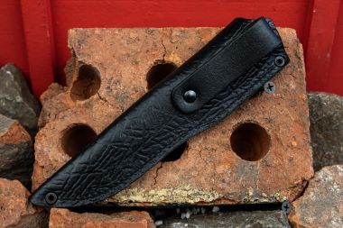 Ножны погружные кожаные для ножа "General X1" от RedSteel / Kizlyar Supreme &mdash; Kknife