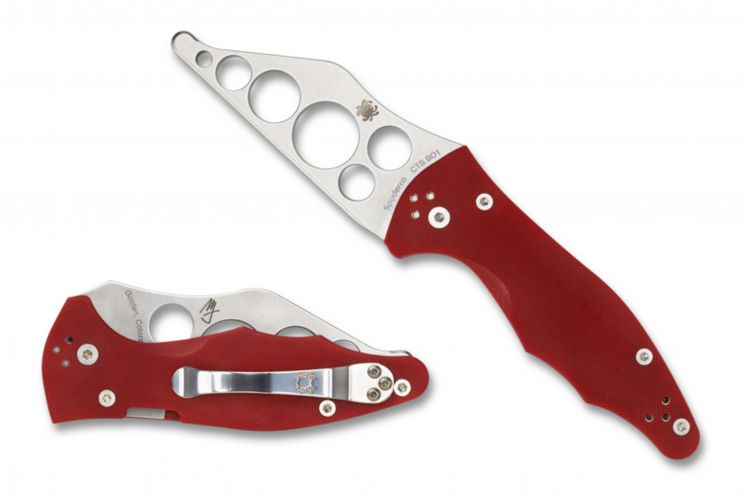 Нож "Yojimbo 2" Carpenter CTS-BD1 Red G-10 85TR2 от Spyderco фото 1 &mdash; Kknife