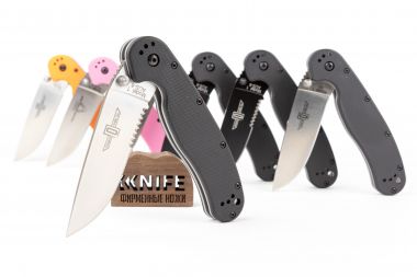 Нож "RAT-1 Model" AUS-8 SS Black GRN O8849SS от Ontario Knife Co. &mdash; Kknife