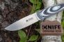 Нож "Santi" D2 Stonewash Black / White G-10 от Kizlyar Supreme фото 3 &mdash; Kknife