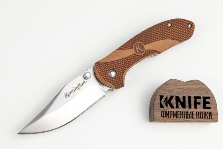 Нож Remington 420J2 Дерево R40001 от Buck Knives фото 1 &mdash; Kknife