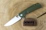 Нож "Нус" D2 Satin Green G-10 от ТДК фото 5 &mdash; Kknife