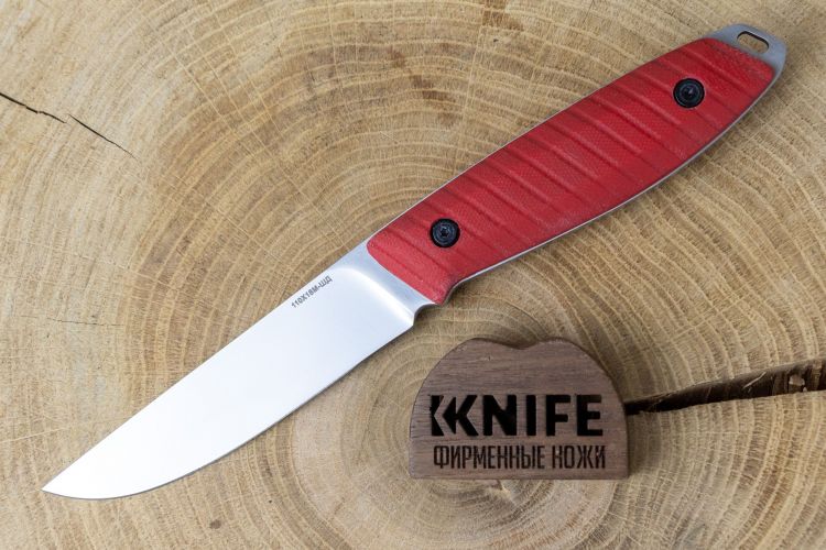 Нож "Жулан-Т" 110Х18М-ШД Red Micarta от Златоуст АиР фото 1 &mdash; Kknife