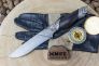 Нож "Скоморох" Damascus African Ebony NC017 от Северная Корона фото 2 &mdash; Kknife