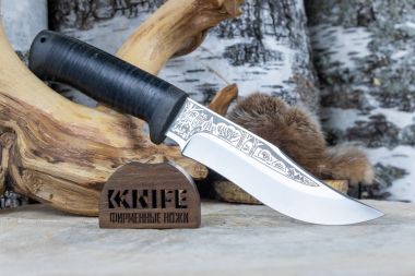 Нож "Клычок-1" ЭП-766 Наборная Кожа от Златоуст АиР &mdash; Kknife