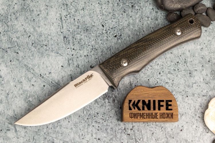 Нож "Explorator" 440С Black Micarta BF-749 От Fox Knives фото 1 &mdash; Kknife