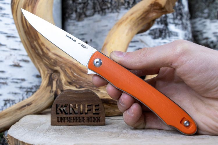 Нож "Minimus" X105CrMo17 Orange G-10 NCC110 от N.C.Custom фото 1 &mdash; Kknife