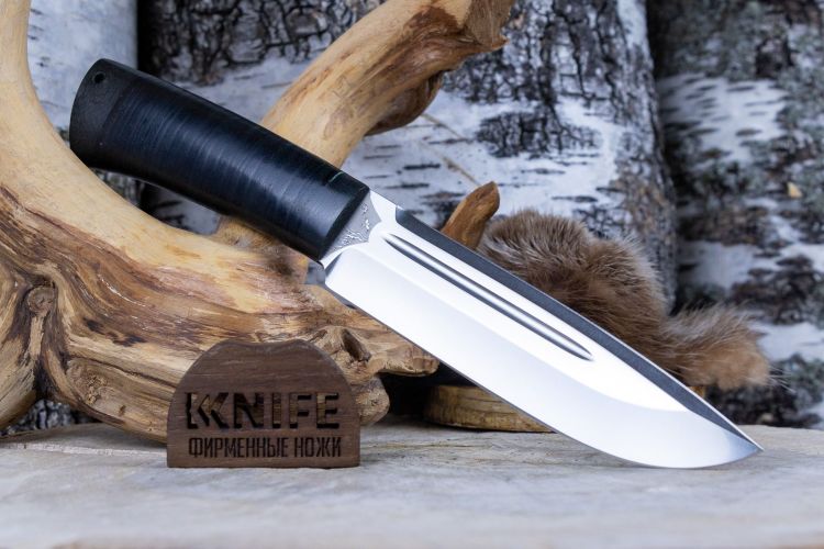 Нож "Селигер" Bohler-Uddeholm Elmax Наборная Кожа от Златоуст АиР фото 1 &mdash; Kknife