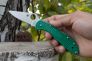 Нож "Delica 4" VG-10 Green FRN 11FPGR от Spyderco фото 2 &mdash; Kknife