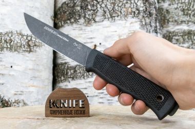 Нож "Руз" D2 Black Stonewash Elastrone Limited Edition Kknife.ru от ПП Кизляр &mdash; Kknife