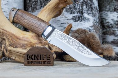 Нож "Клычок-3" 110х18М-ШД Орех от Златоуст АиР &mdash; Kknife