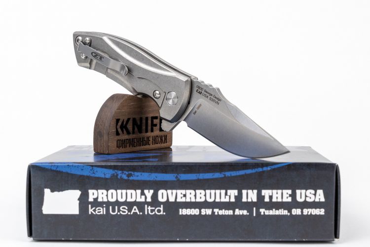 Нож "Les George Design KVT" Crucible CPM S35VN Titanium 0900 от Zero Tolerance фото 1 &mdash; Kknife