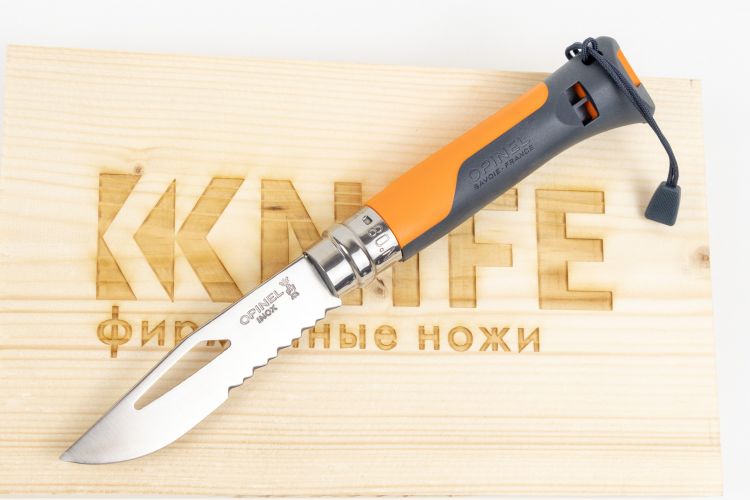 Нож №8 "Outdoor Earth" Sandvik 12С27 FRN Оранжевый 001577 от Opinel фото 1 &mdash; Kknife