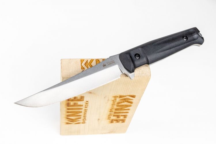 Нож "Croc" D2 Stonewash Kraton от Kizlyar Supreme фото 1 &mdash; Kknife