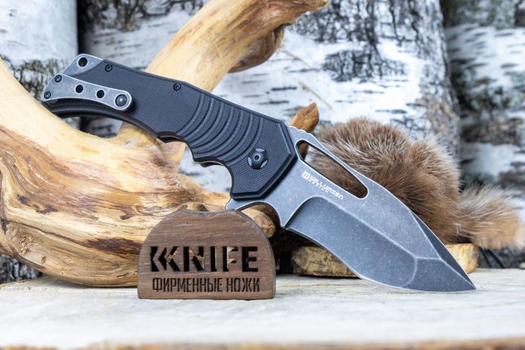 Нож "Hugin" 440C Black G-10 Mikkel Willumsen BF-721 от FOX Knives фото 1 &mdash; Kknife