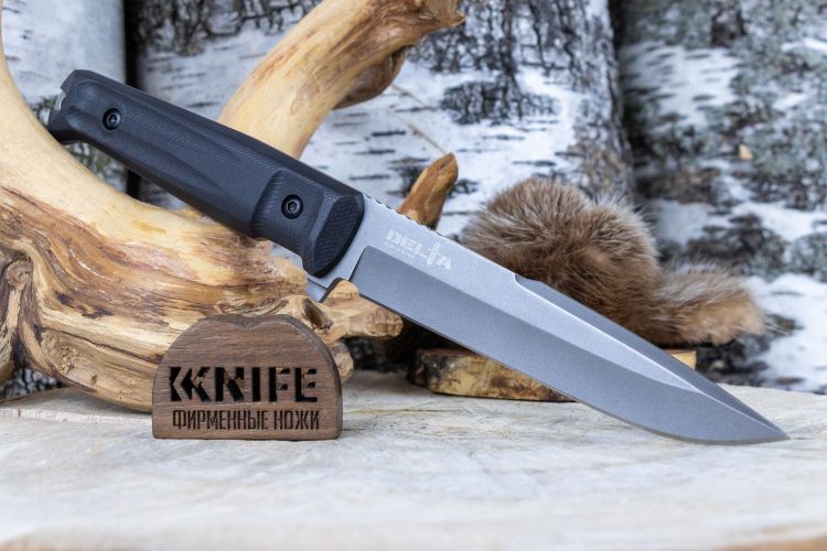 Нож "Delta" AUS-8 Tacwash Black G-10 от Kizlyar Supreme фото 1 &mdash; Kknife