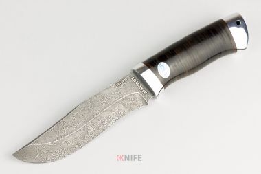 Нож "Клычок-3" кожа, алюминий ZDI-1016 от Златоуст АиР &mdash; Kknife