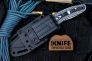 Нож "Urban" AUS-8 Flat Grind Stonewash Black/White G-10 от Kizlyar Supreme фото 16 &mdash; Kknife