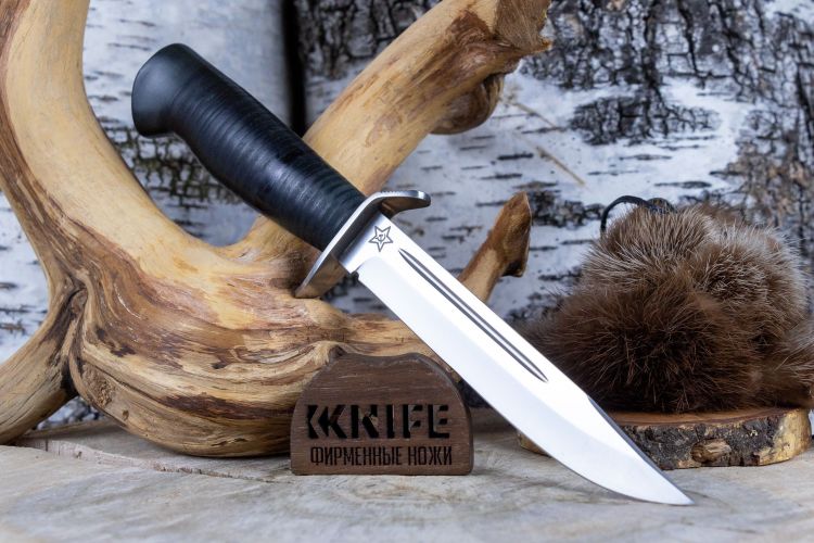 Нож "Штрафбат" Bohler-Uddeholm M390 Наборная Кожа от Златоуст АиР фото 1 &mdash; Kknife
