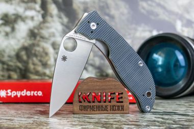 Нож "Polestar" Carpenter CTS-BD1 Grey G-10 220GPGY от Spyderco &mdash; Kknife