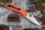 Нож "Delica 4" VG-10 Orange FRN 11FPOR от Spyderco фото 5 &mdash; Kknife