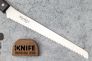 Нож для хлеба "Narihira Series" Stainless Steel MoV Stabilized Wood FC-351 от Fuji Cutlery Co. фото 5 &mdash; Kknife