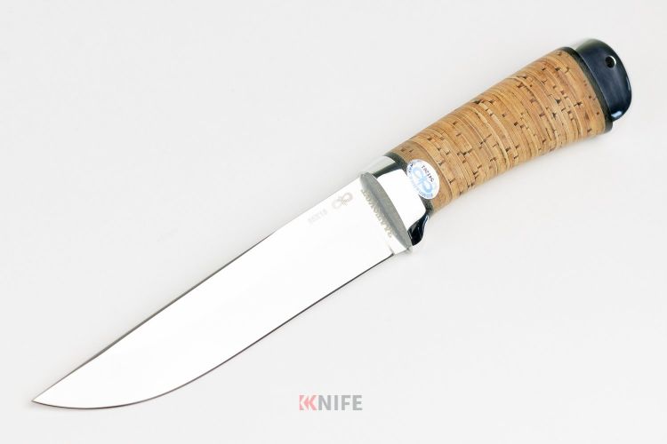 Нож "Лиса" Береста / Алюминий 95Х18 от Златоуст АиР фото 1 &mdash; Kknife