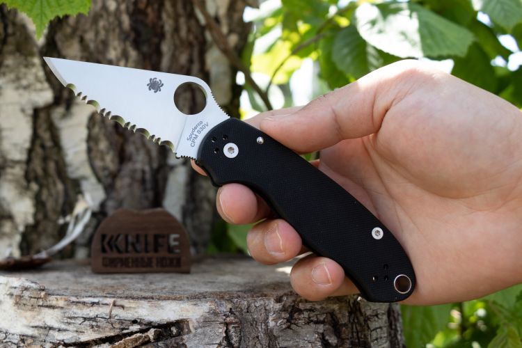 Нож "Para 3" Crucible CPM S30V G-10 223GS от Spyderco фото 1 &mdash; Kknife