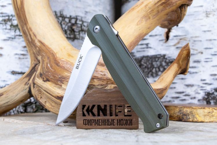Нож "Langford" 7Cr17 Green G-10 0251GRS от Buck Knives фото 1 &mdash; Kknife