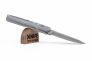 Нож "Urban" AUS-8 Hollow Grind Gray Stonewash Grey G-10 от Kizlyar Supreme фото 12 &mdash; Kknife