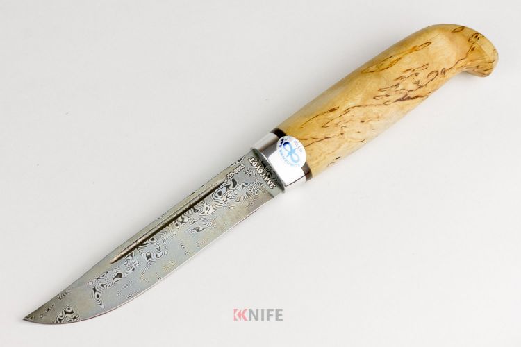 Нож "Финка Lappi" карельская береза ZD-0803 от Златоуст АиР фото 1 &mdash; Kknife