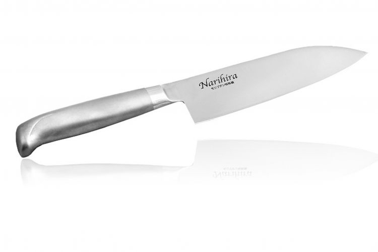 Нож кухонный Сантоку "Narihira Series" Stainless Steel MoV FC-61 от Fuji Cutlery Co. фото 1 &mdash; Kknife