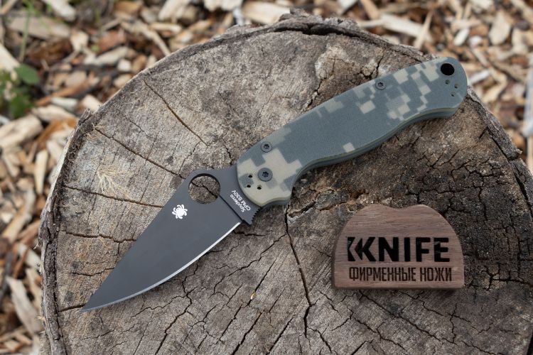 Нож "Para Military 2" Crucible CPM S30V G-10 81GPCMOBK2 от Spyderco фото 1 &mdash; Kknife