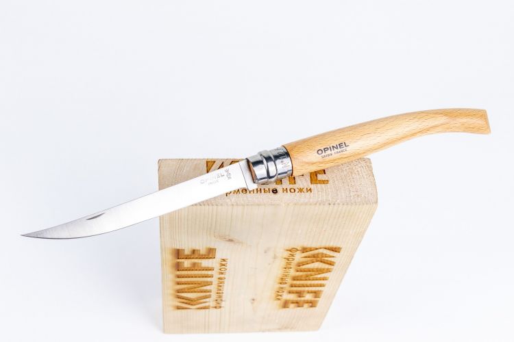 Нож №12 "Филейный" Sandvik 12С27 Бук 000518 от Opinel фото 1 &mdash; Kknife