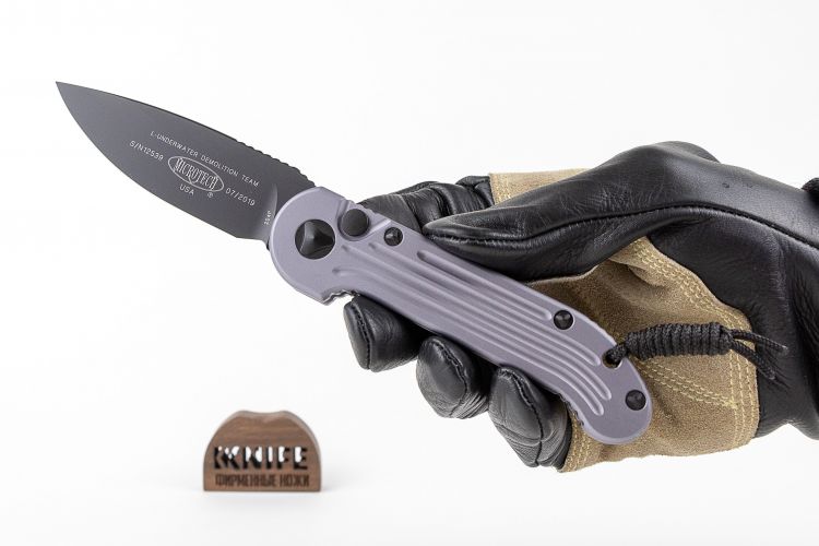 Нож "LUDT Gray Standard" Carpenter CTS-204P Aluminium 135-1GY от Microtech фото 1 &mdash; Kknife