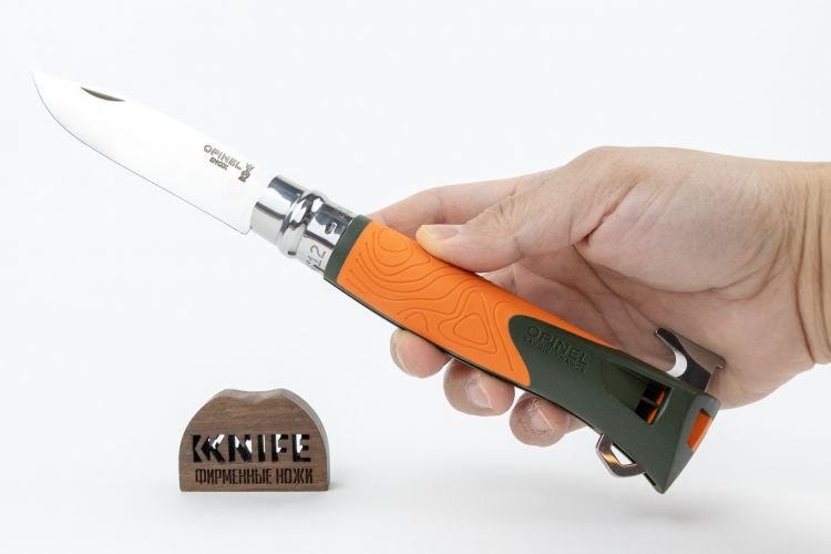 Нож №12 "Explore" Sandvik 12С27 Orange FRN 001974 от Opinel фото 1 &mdash; Kknife