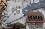 Нож "Delica 4" VG-10 Gray FRN C11FPGY от Spyderco фото 9 &mdash; Kknife