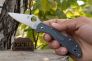 Нож "Delica 4" VG-10 Gray FRN C11FPGY от Spyderco фото 6 &mdash; Kknife