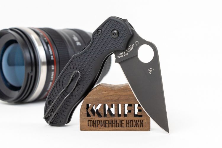 Нож "Para 3" Lightweight Carpenter CTS-BD1N Black FRN 223PBBK от Spyderco фото 1 &mdash; Kknife