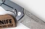 Нож "Desert Fox" Blue Titanium Damasteel by Boris Manasherov Fox Knives FX-521DLB фото 6 &mdash; Kknife