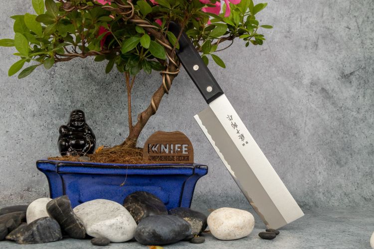 Нож кухонный Накири "Tojuro Series" SK5 PP TJ-13 от Fuji Cutlery Co. фото 1 &mdash; Kknife