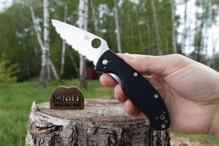 Нож "Tenacious" 8Cr13MoV G-10 122GS от Spyderco фото 1 &mdash; Kknife