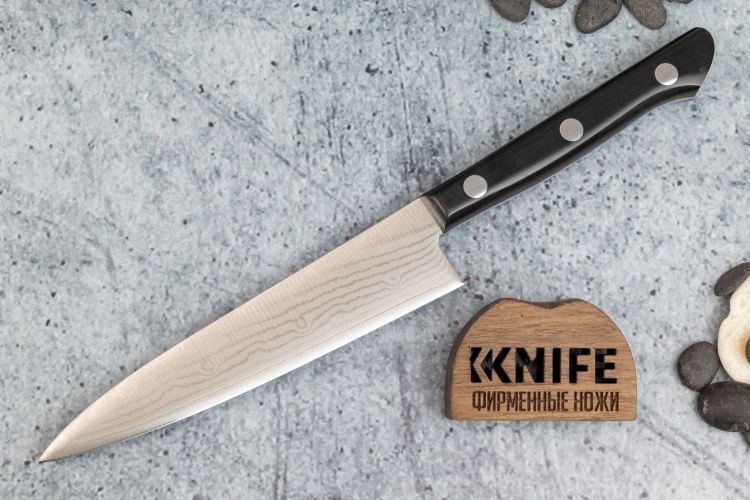 Нож кухонный универсальный "Western Knife Series" Takefu VG-10 Stabilized Wood F-333 от Tojiro фото 1 &mdash; Kknife