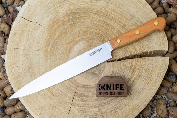 Нож для ветчины "Cottage Craft Carving Knife" С75 Plum Tree 130498 от Boker Solingen фото 1 &mdash; Kknife