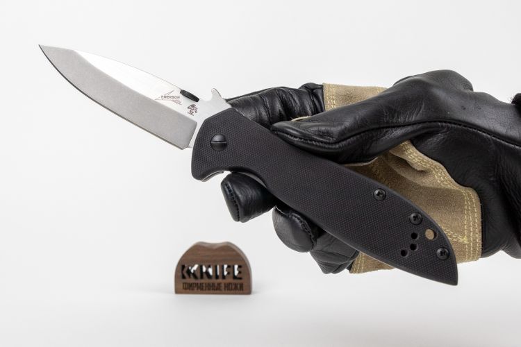 Нож "Emerson Design CQC-4KXL D2" D2 Tool Steel G10 / Нержавеющая сталь 6055D2 от Kershaw фото 1 &mdash; Kknife